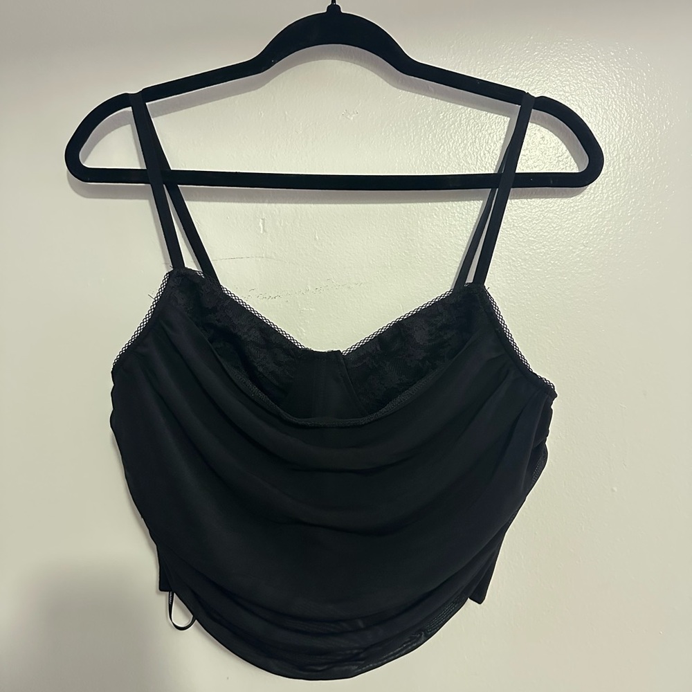 Corset Black Women's Top